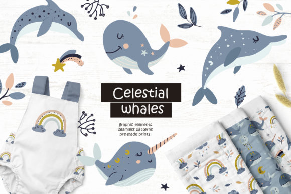 Celestial Whales: Creative Inspiration for Designers