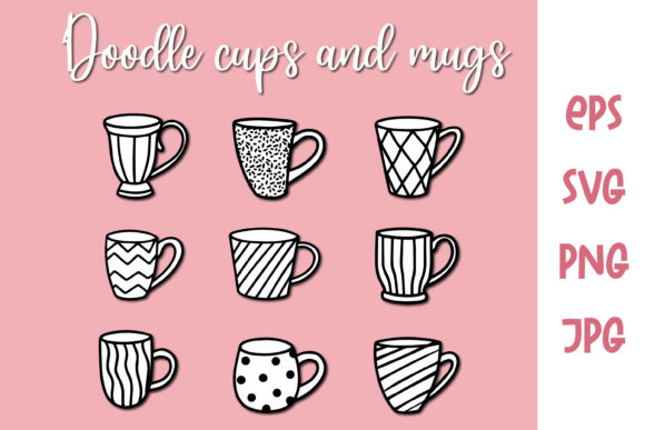 Doodle Cups and Mugs: A Creative Addition to Your Workflow