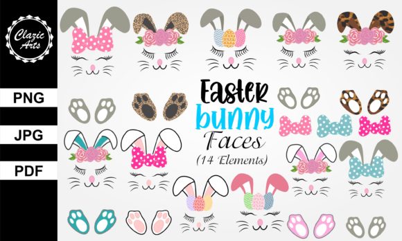 Easter Bunny Faces: Adorable Designs for Every Project