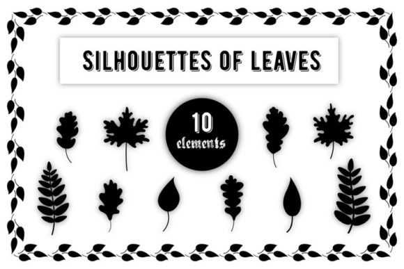 Leaves Silhouette: A Versatile Digital Asset for Creative Projects
