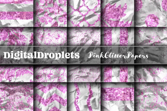 Pink Glitter 30 Papers Collection: A Versatile and Stylish Choice for Creative Projects