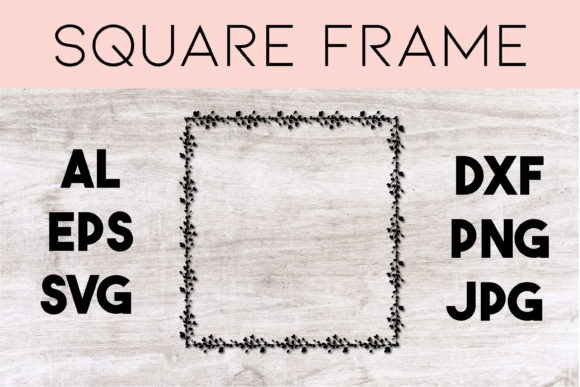Square Frame - Frame Clipart: A Versatile Design Tool for Every Project