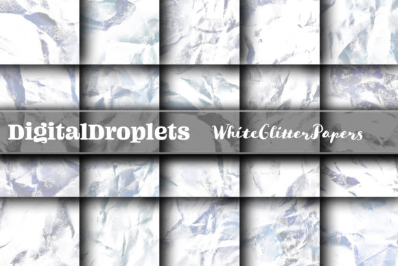 White Glitter COLLECTION: A Sparkling Addition to Your Creative Projects